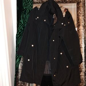 Women's Black Hooded Jacket